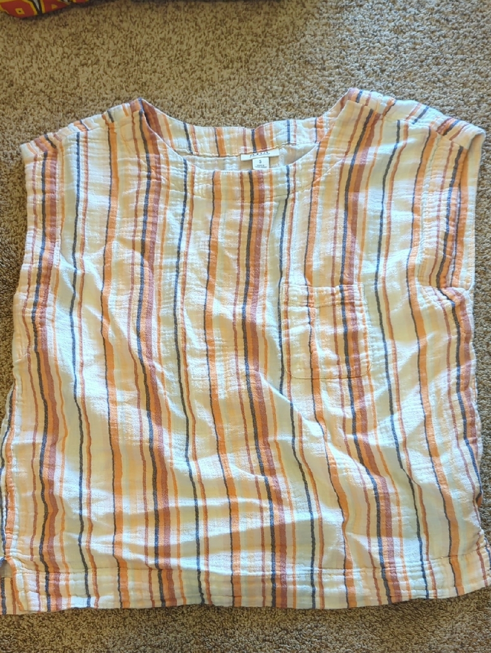 Women's Striped Tank 100% Cotton